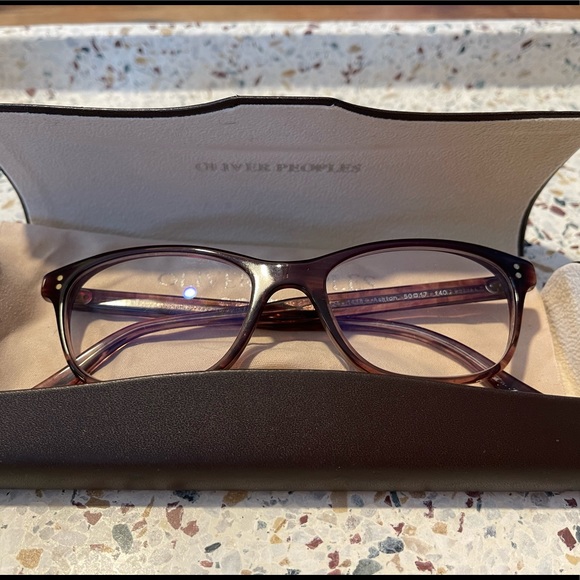 Oliver Peoples Eyeglasses Ashton Purple OV5224 1418 - Picture 1 of 7